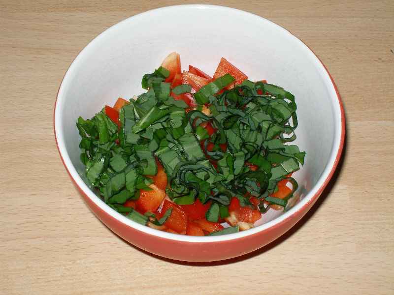 Bärlauch-Rezept: Bärlauch-Paprika-Salat
